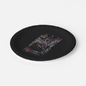 ザラバーズタロットカードパーティー ペーパープレート (アングル)