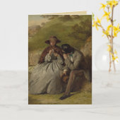 ザラバーズヴィンテージアート カード (黄色い花)