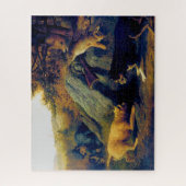 ザラビットハンターズトマス・ヒューズ・ハインクリー1850 ジグソーパズル (縦)