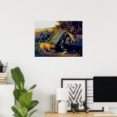 ザラビットハンターズトマス・ヒューズ・ハインクリー1850 ポスター (ホームオフィス)