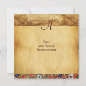 ザラビットモノグラム 招待状 (裏面)