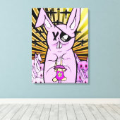 ザラビット2012 キャンバスプリント (インサイチュ (ウッドフロア))