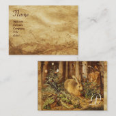 ザラビット（若いウサギ）モノグラム 名刺 (正面/裏面)