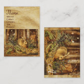 ザラビット（若いウサギ）モノグラム 名刺 (正面/裏面)