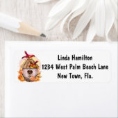 ザラブバード差出人住所ラベル ラベル (インサイチュ)