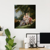 ザラブレター – フランソワブシェファインアート ポスター (ホームオフィス)