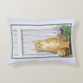 ザラベンダードアジンジャーキャットカスタム アクセントクッション (正面)