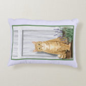 ザラベンダードアジンジャーキャットカスタム アクセントクッション (裏面)