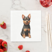 ザランカシャークラシックヒーラーTシャツ スタンダードランチョンナプキン (インサイチュ)