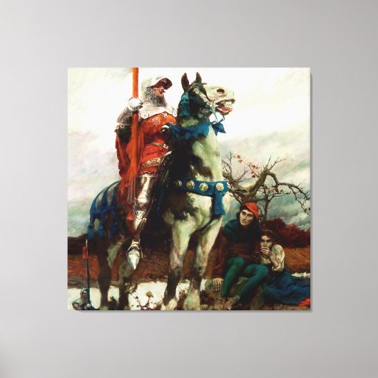 ザランキャ来スターbyハワードピレ キャンバスプリント (正面)