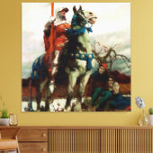 ザランキャ来スターbyハワードピレ キャンバスプリント (インサイチュ (リビング))