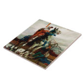 ザランキャ来スターbyハワードピレ タイル (側面)