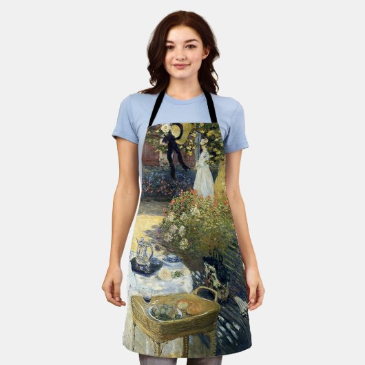 ザランチョンクロードモネ エプロン (着用した状態)