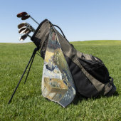 ザランチョンクロードモネ ゴルフタオル (グリーン)