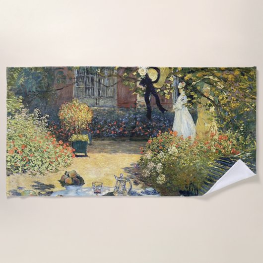 ザランチョンクロードモネ ビーチタオル (正面)