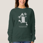 ザランニングマンペトログリフ スウェットシャツ (正面)