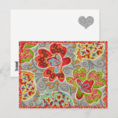 ザランバダンス – グレー葉書 ポストカード (正面/裏面)