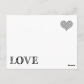 ザランバダンス – グレー葉書 ポストカード (裏面)