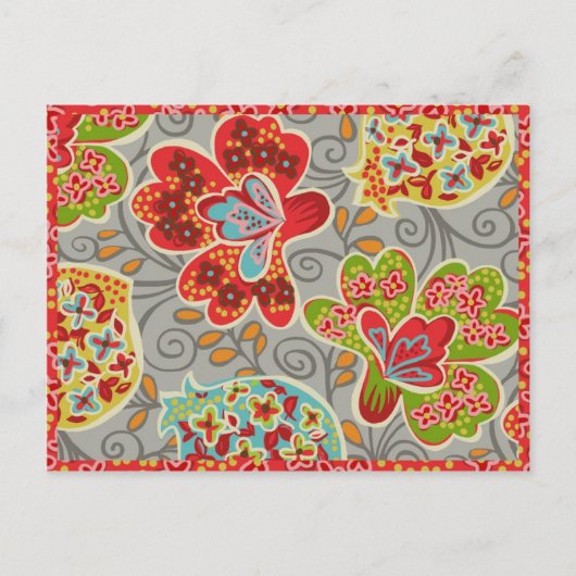 ザランバダンス – グレー葉書 ポストカード (正面)