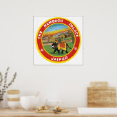 ザランバーグパレスジャイプールヴィンテージ ポスター (キッチン)