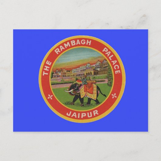 ザランバーグパレスホテル – ジャイプールインド – 旅行 ポストカード (正面)