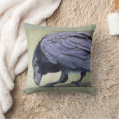 ザラヴェン装飾用クッションブラッククロウディアブロアートピース クッション (ブランケット)