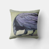 ザラヴェン装飾用クッションブラッククロウディアブロアートピース クッション (裏面)