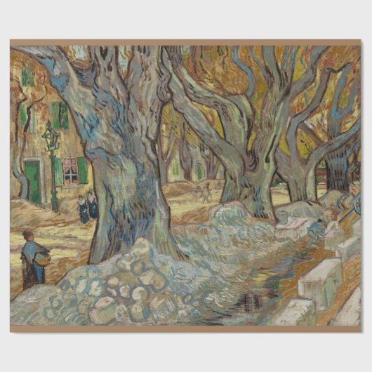 ザラージ飛行機の木(サンレミーのロードメンダーズ) ラッピングペーパー (フラット)