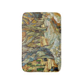 ザラージ飛行機ツリーズバイヴィンセントヴァンゴッホ バスマット (正面縦)