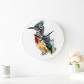 ザラ絵を描ンナー水彩ロードランナー ラージ壁時計 (ホーム)