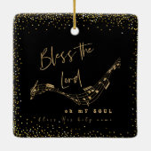 ザラ賛美ド詩馬聖なる書物、 経典引用文 セラミックオーナメント (裏面)