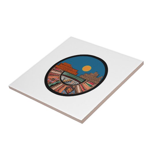 ザラ賛美ンド タイル (側面)