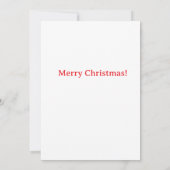 ザラ・ザ・ダンシング・ポーラー・ベア ― キッズ・クリスマス 招待状 (裏面)