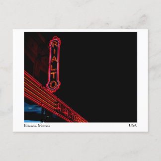 ザリアルト – ボズマン，モンタナ ポストカード