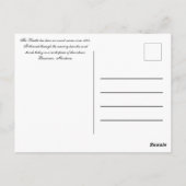 ザリアルト – ボズマン，モンタナ ポストカード (裏面)