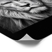 ザリインキングおもしろいアンチトランプ2025ライオン愛好家 ポスター (角)