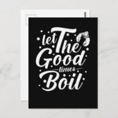 ザリガニおもしろいの料理ロブスター ポストカード (正面/裏面)