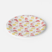 ザリガニがキュートに煮沸 ペーパープレート (アングル)