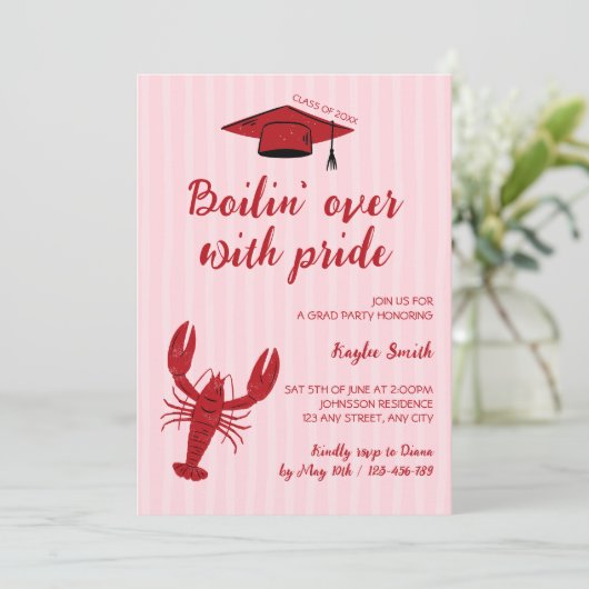 ザリガニがプライド卒業で沸騰 招待状 (スタンド正面)