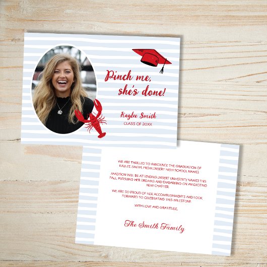 ザリガニが煮沸ピンチ彼女が行ったグラードパーティー 案内状