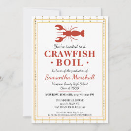 ザリガニが高校卒業パーティーを煮沸 招待状