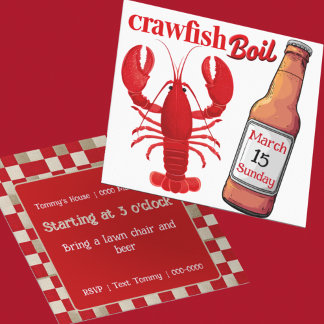 ザリガニとビールのパーティー