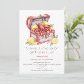 ザリガニとレモンの宝箱の誕生日 招待状 (スタンド正面)