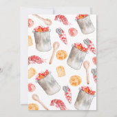 ザリガニのパーティの招待状 招待状 (裏面)