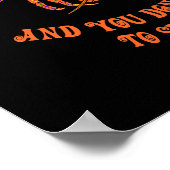 ザリガニのプリントを壊す ポスター (角)