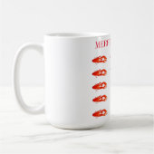 ザリガニのメリークリスマス コーヒーマグカップ (左)