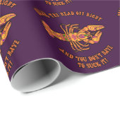 ザリガニのラッピング紙 ラッピングペーパー (ロールコーナー)