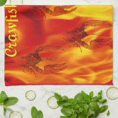 ザリガニの季節 キッチンタオル (折り畳み)