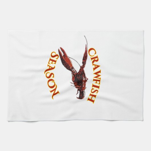 ザリガニの季節 キッチンタオル (横)