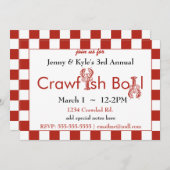 ザリガニの招待状 招待状 (正面/裏面)